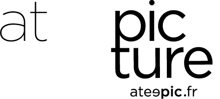 logo ateepicture en noir